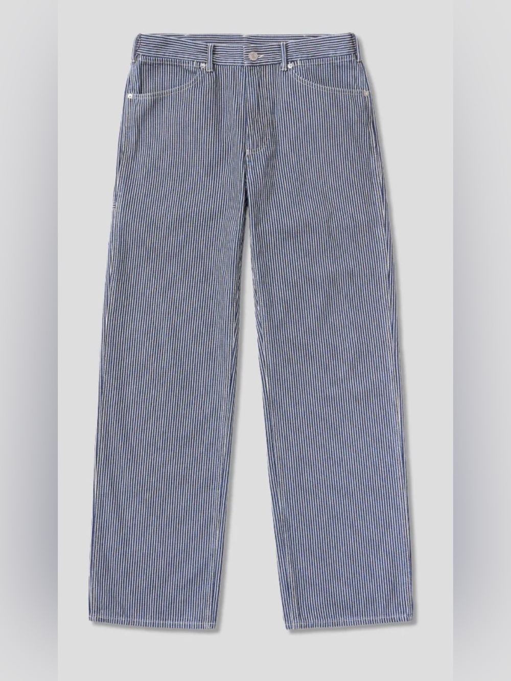 AYR Houseplant Pant in Hickory Stripe - Picture 9 of 9